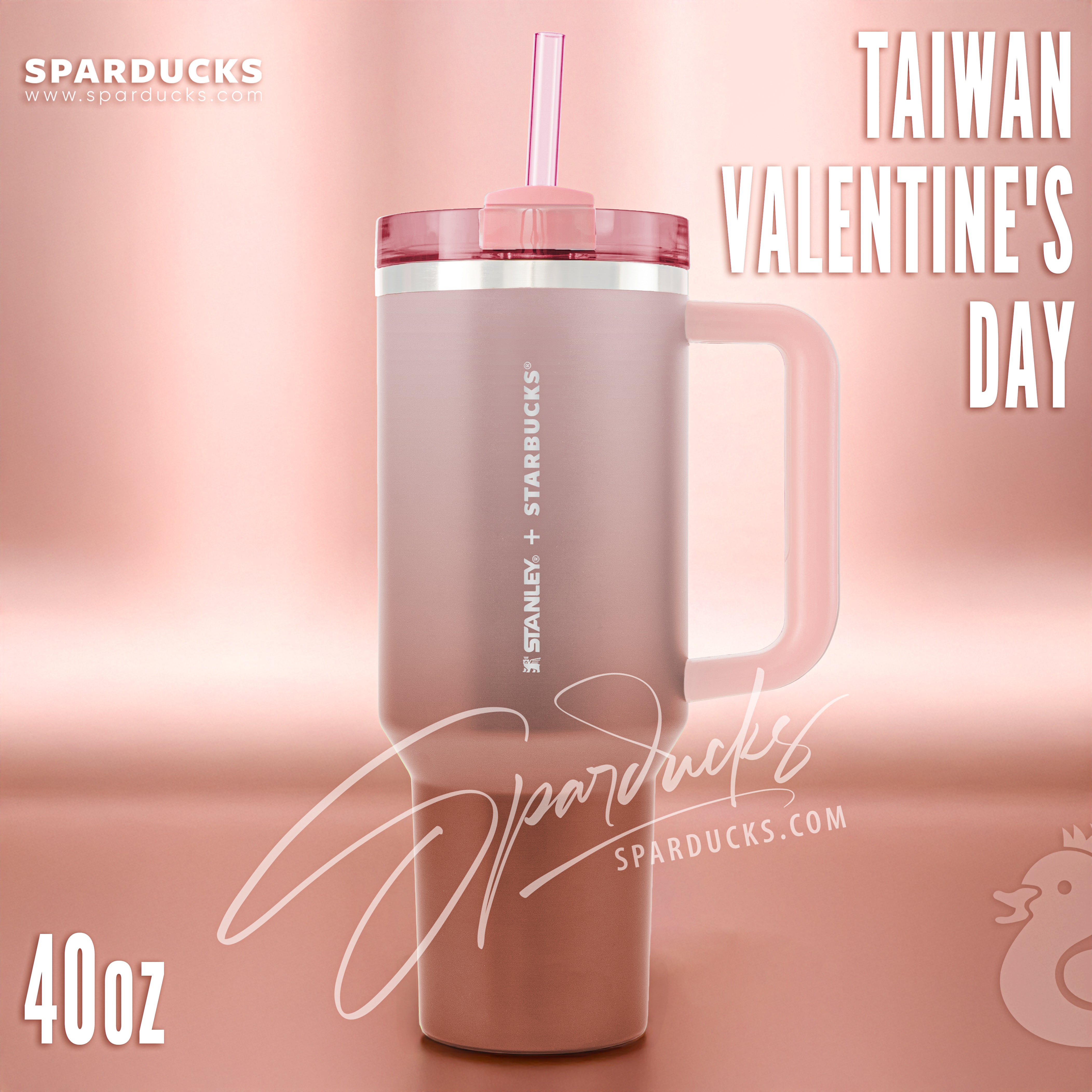 40oz Taiwan Valentines'Day Stanley Cup