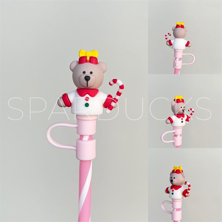 7mm Cute Straw Topper *Magic Bear