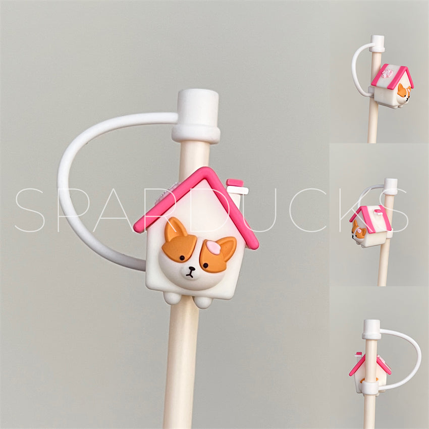 7mm Cute Straw Topper *Fox House