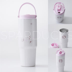 28oz China Pink Sakura Stainless Cup