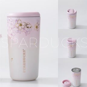 16oz China Sakura Pink Stainless Cup w/Magnetic Lid