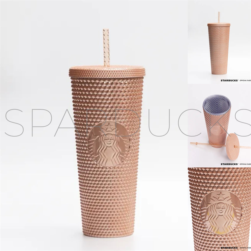 24oz PH Old Rose Studded Cup