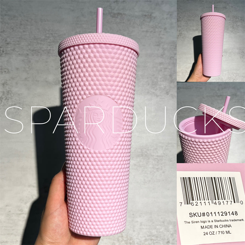 24oz Mexico 2022 Soft Pink Studded Cup