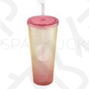 24oz Taiwan Alpaca Pink Studded Cup