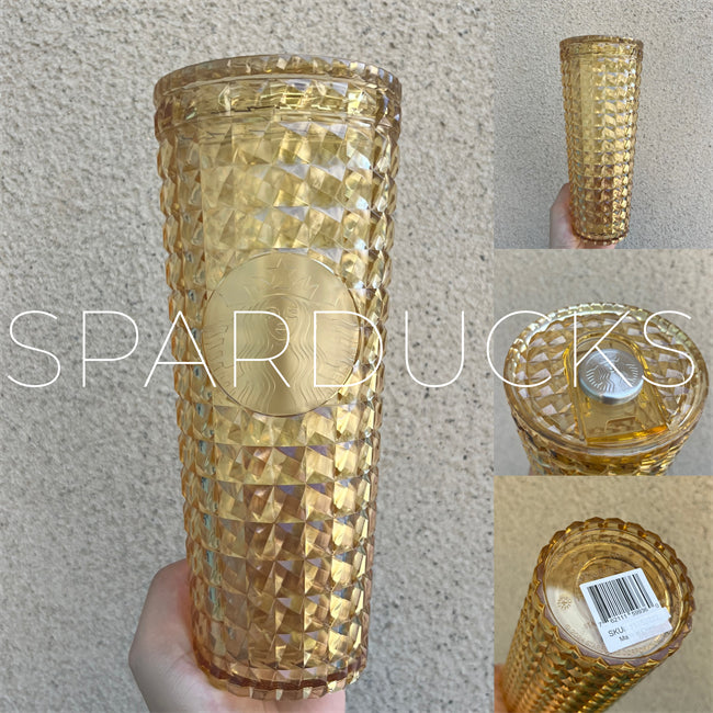 24oz Taiwan Yellow Diamond Cold Cup