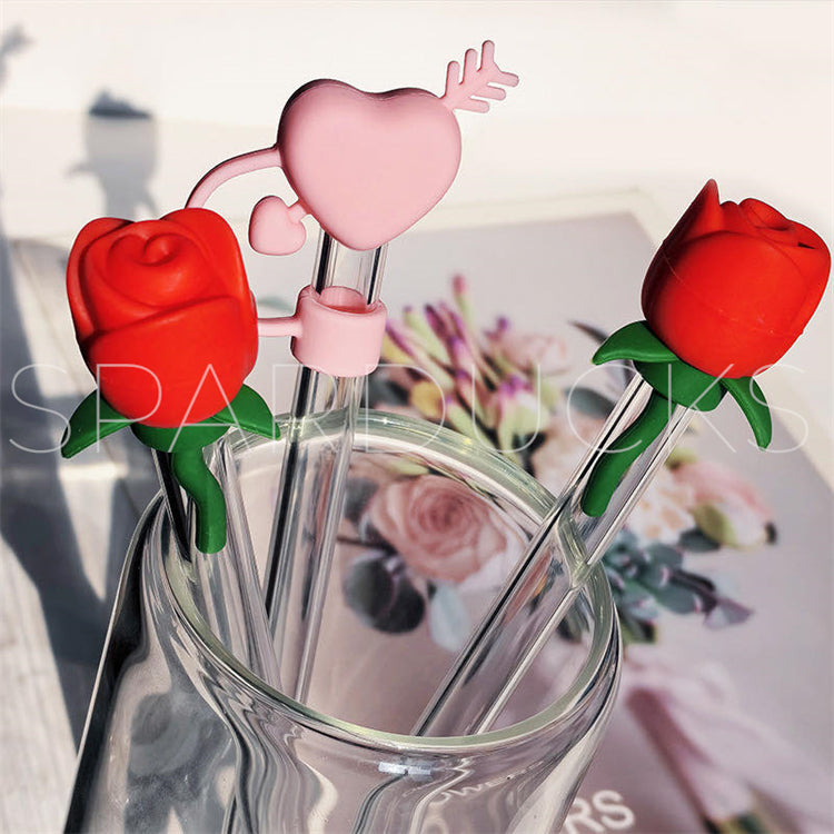 10mm Stanley Straw Topper *Rose&Love