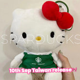 Hellokitty Plush Toy With Green Apron