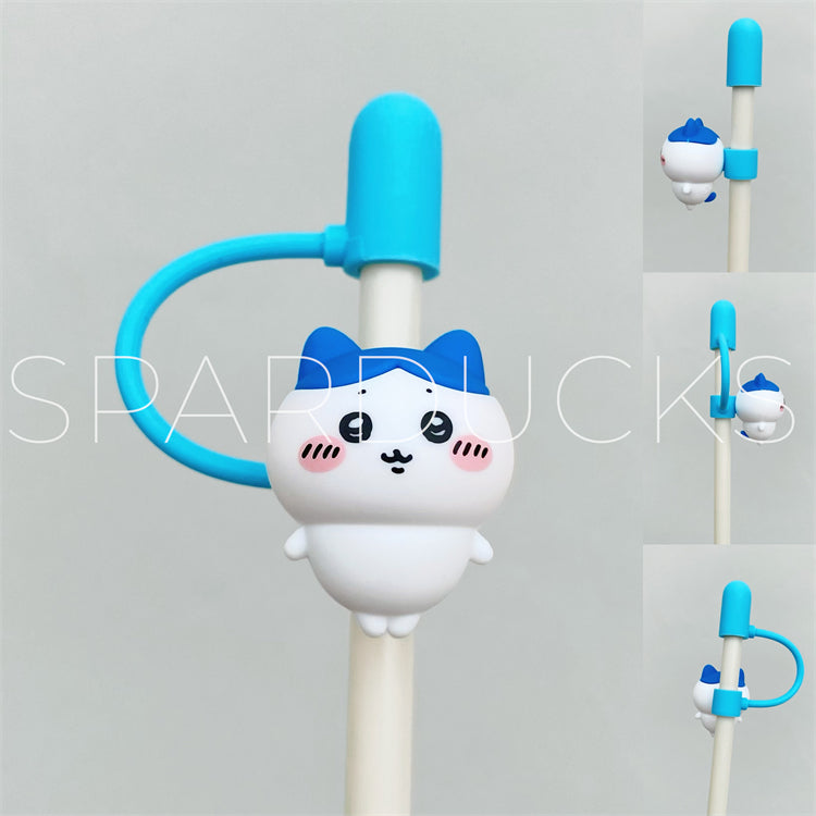 7mm Cute Straw Topper *Chiikawa Blue