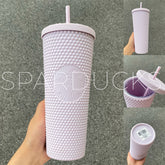 24oz Singapore Matte Purple Studded Cup