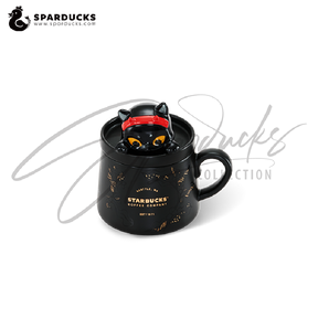 13oz Halloween Black Cat Mug