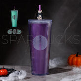 24oz Taiwan Halloween Pleated GID Cup