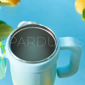 43oz Lemon Blue Green Stainless Cold Cup