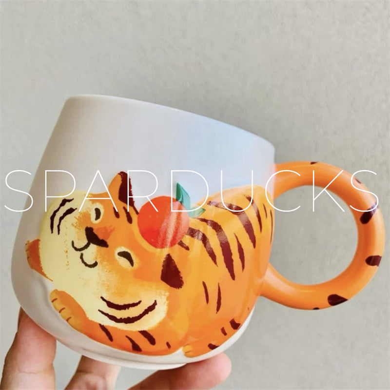 12oz Year Of The Tiger Mug + Plate Set