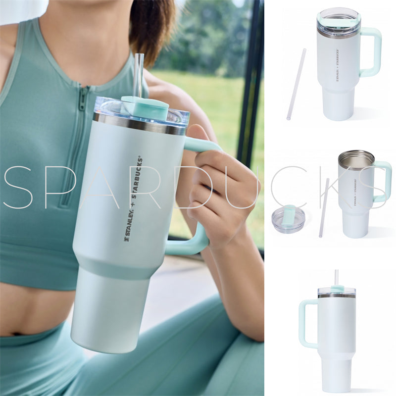 韓国スタバ★25 SS Dreaming Quencher 887ml + Deco Chain SET Starbucks x Stanley Korea 24SS Quencher Tumbler & Shoe Deco