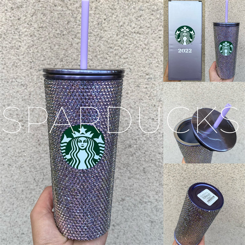 16oz Janpan Purple Rhinestone Tumbler