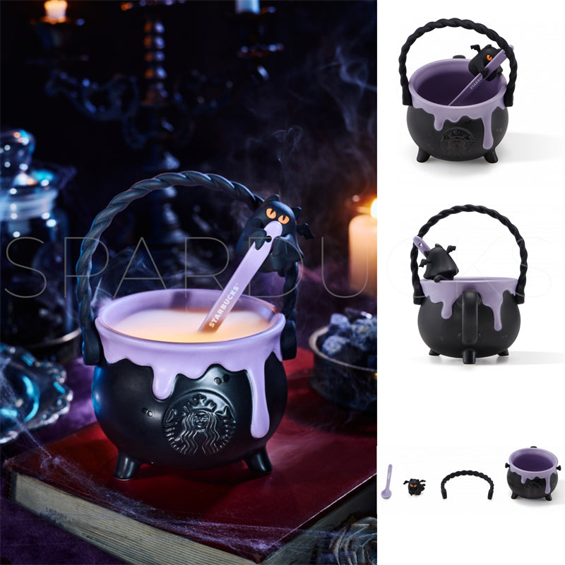 12oz China Halloween Mug with Stirrer