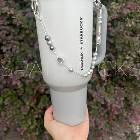 Stanley Aesthetics - Dark Pearl Beaded Charm