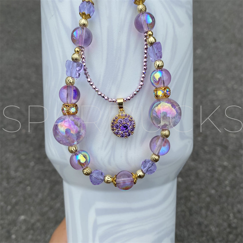 Stanley Aesthetics - Purple Lucky Bead Charm