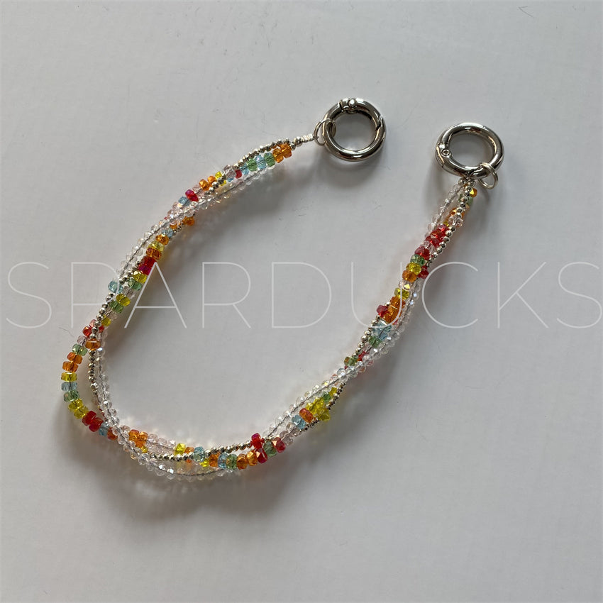 Stanley Aesthetics - Rainbow Crystal Beaded Charm