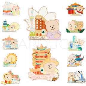 China City Exclusive Bear Fridge Magnet