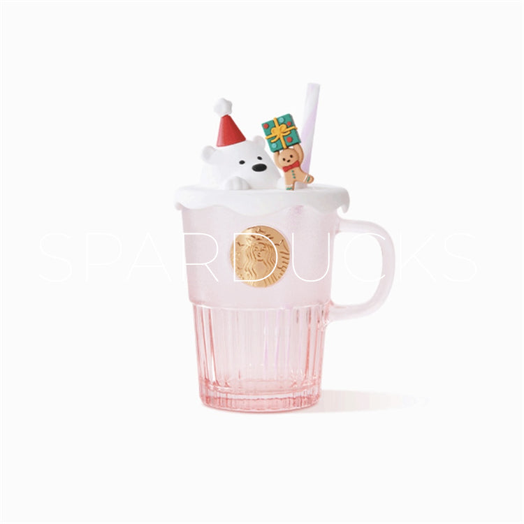 Pink Starbucks Cup - Flat Lid – Americano Crystals