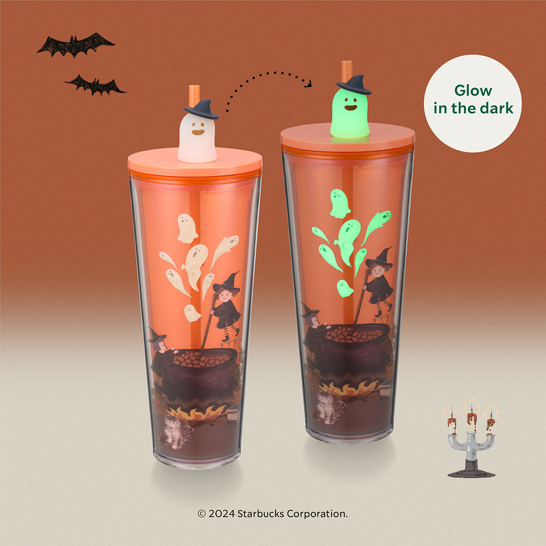 24oz Halloween GID Plastic Cold Cup