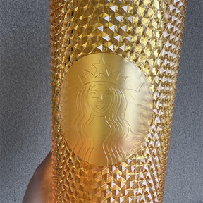 24oz Taiwan 24th Bling Gold Studded Cup