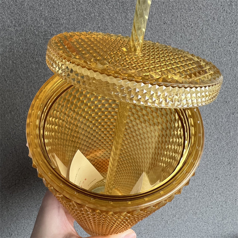 24oz Taiwan 24th Bling Gold Studded Cup