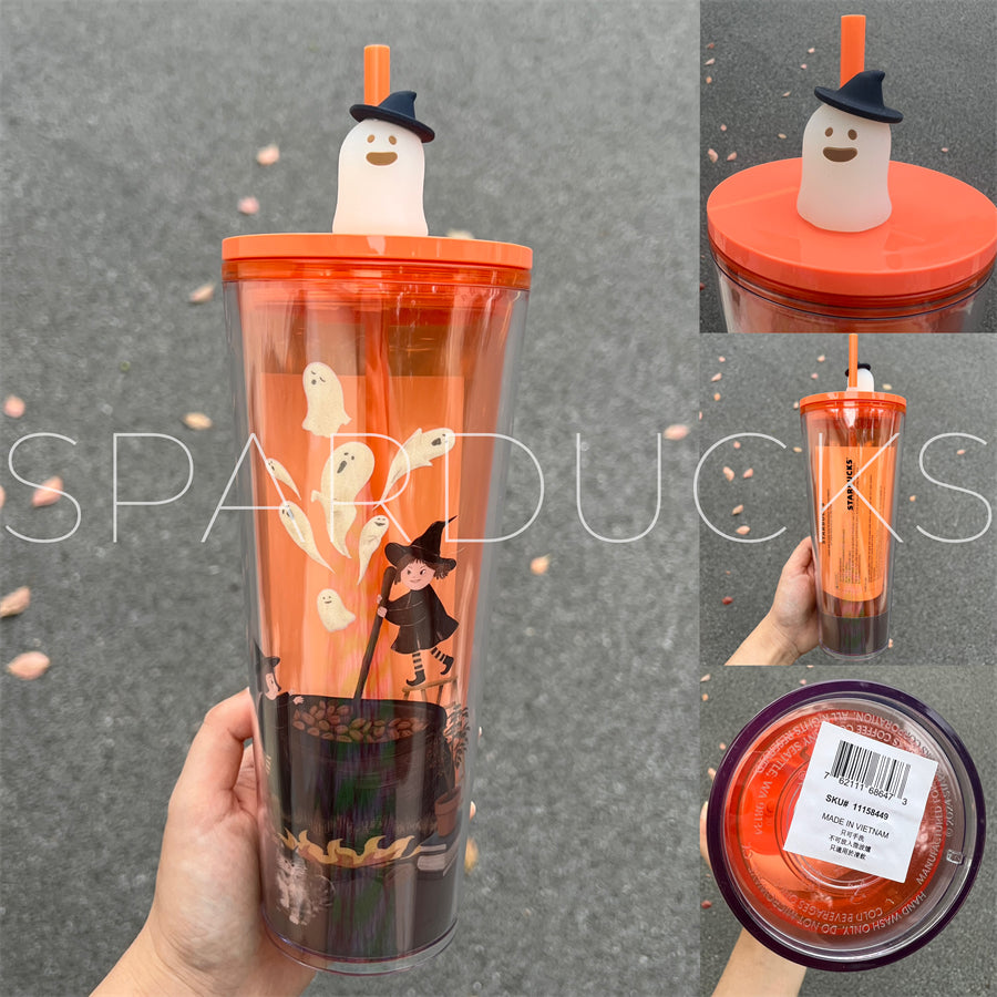 24oz Halloween GID Plastic Cold Cup