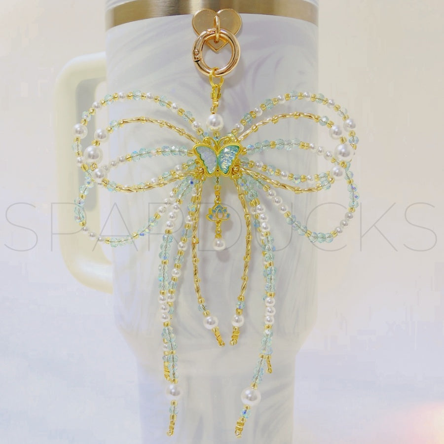 Tumbler Charm - Dreamy Pearl Blue