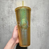 24oz Singapore Twinkel Gold Studded Cup