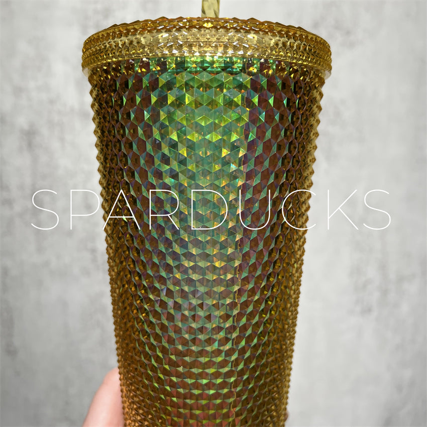 24oz Singapore Twinkel Gold Studded Cup