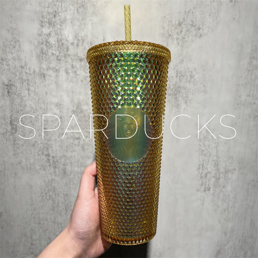 24oz Singapore Twinkel Gold Studded Cup