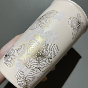 12oz Taiwan 2022 Sakura Double Wall Ceramic Tumbler