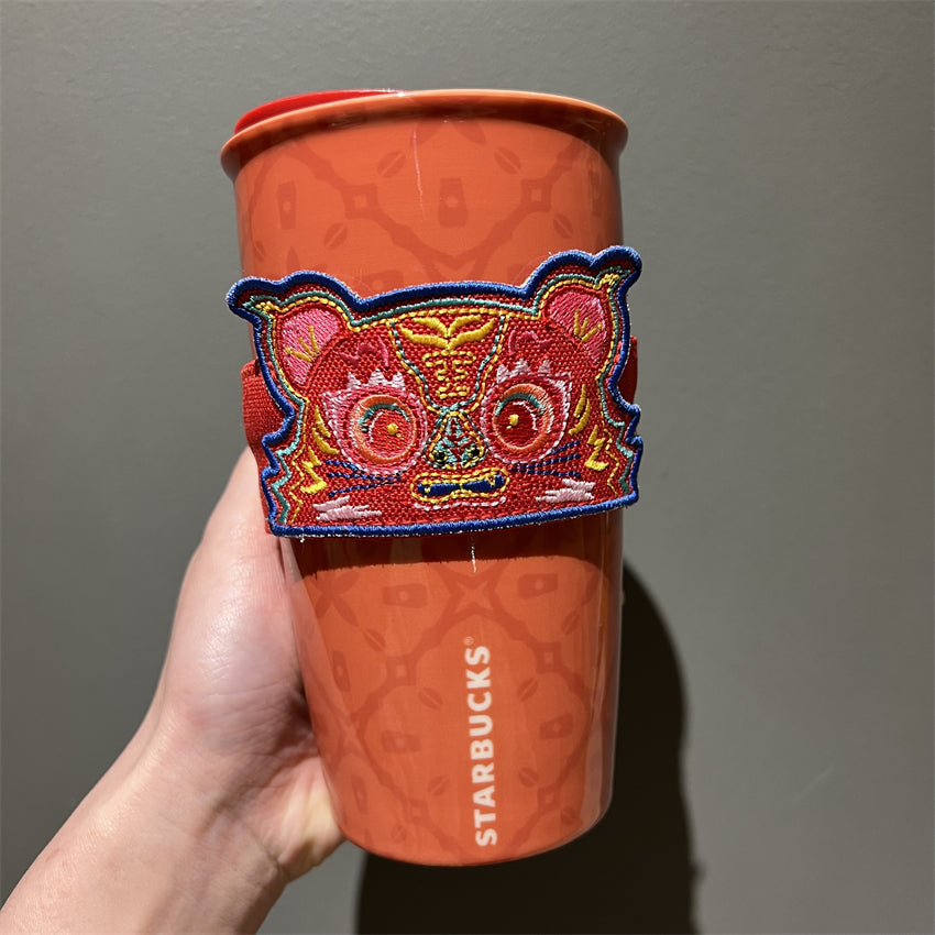 12oz China Double Wall Ceramic Tumbler