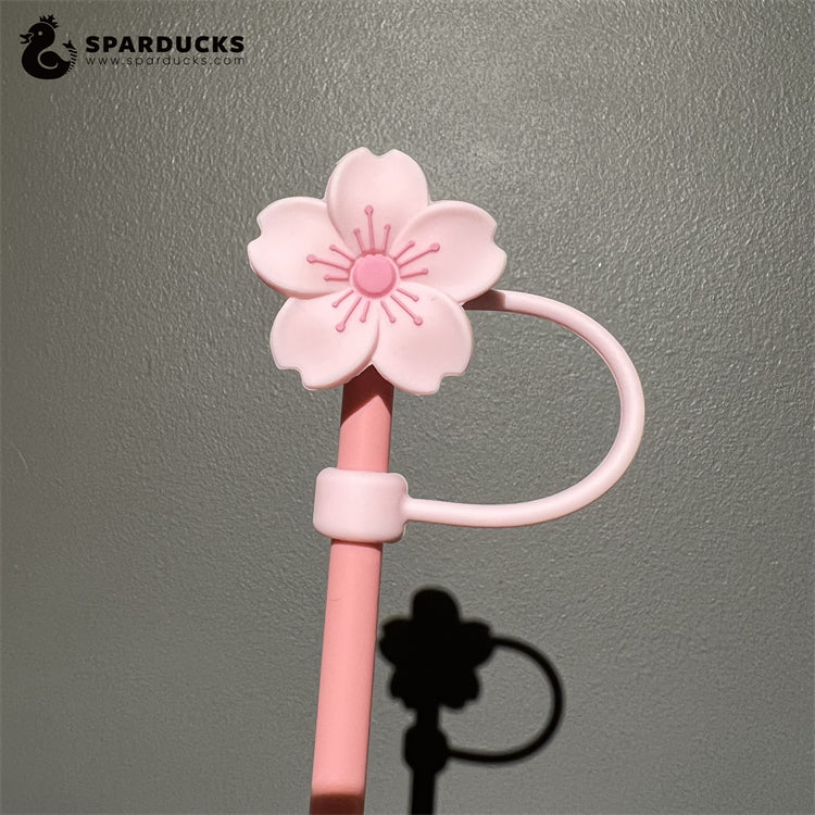 Cute Straw Topper *Pink Cherry Blossom