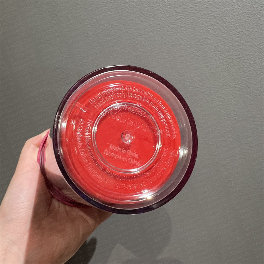 12oz 2018 Year of Dog Red Plastic Cold Cup