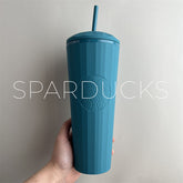 24oz China Matte Blue-green Dome Cold Cup