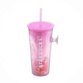 18oz Taiwan Sakura Fullmoon Plastic Cold Cup