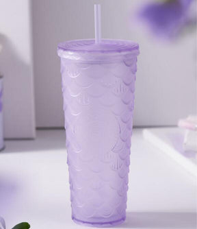 24oz China Jelly Purple Scales Cold Cup