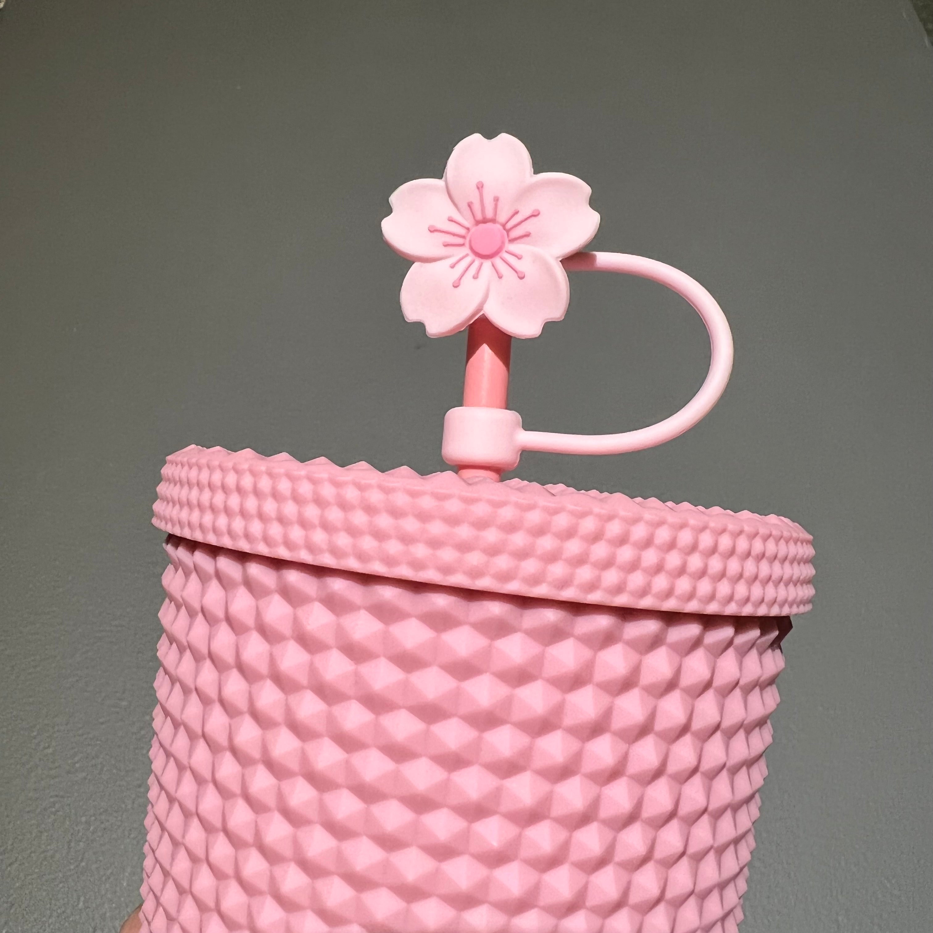 7mm Cute Straw Topper *Cherry Blossom