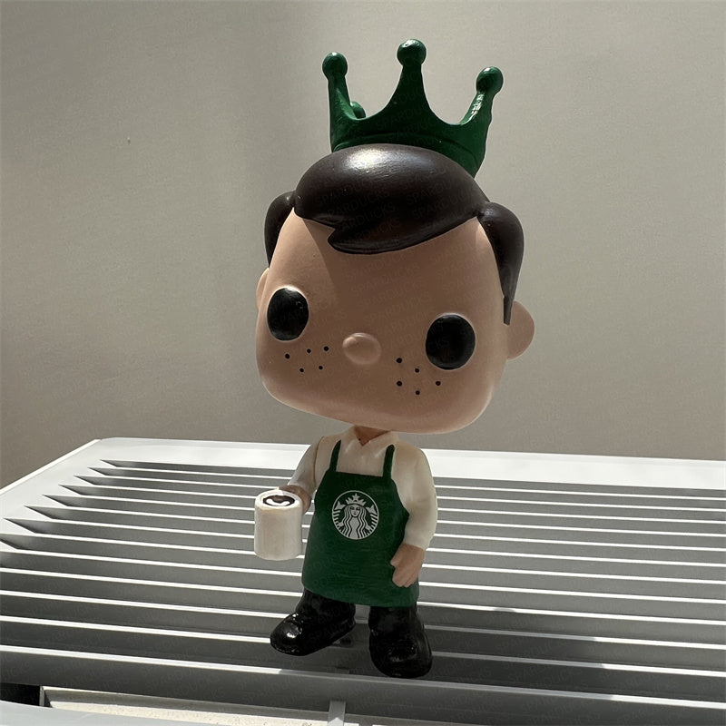 Handmade Green Apron Pop Figure