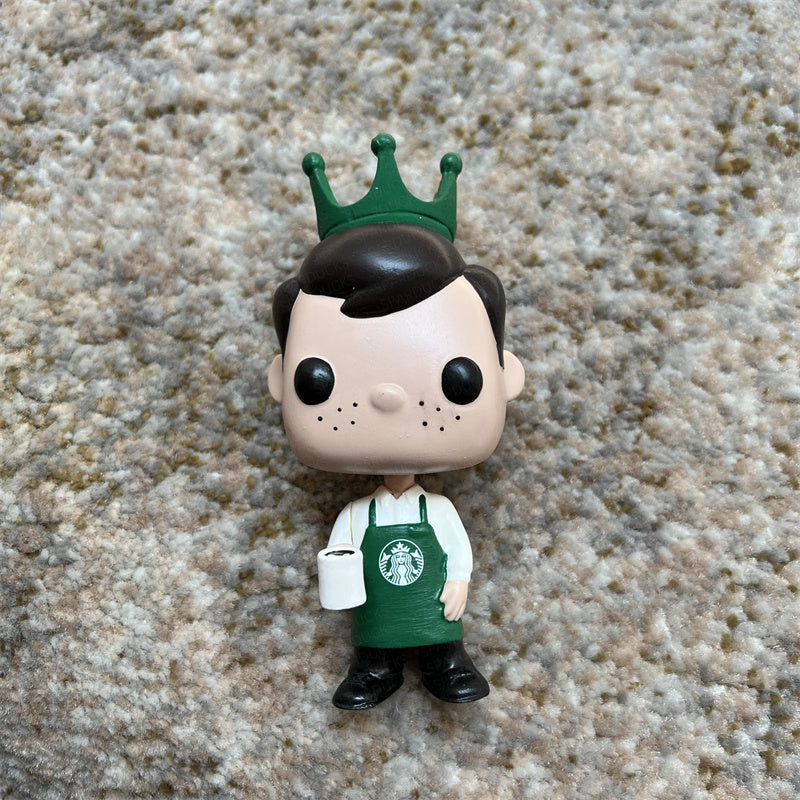 Handmade Green Apron Pop Figure