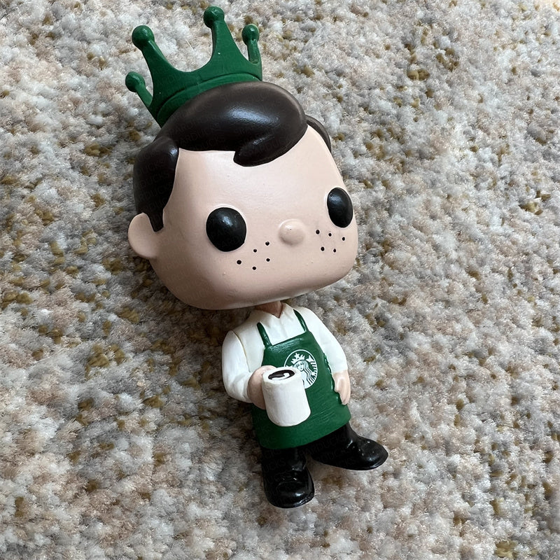 Handmade Green Apron Pop Figure