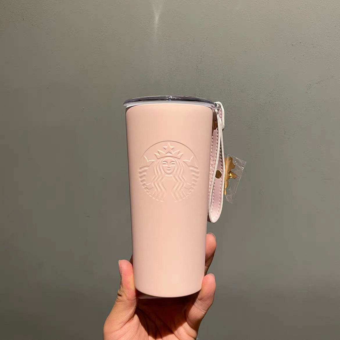 12oz China Pink Sakura Stainless Steel Tumbler