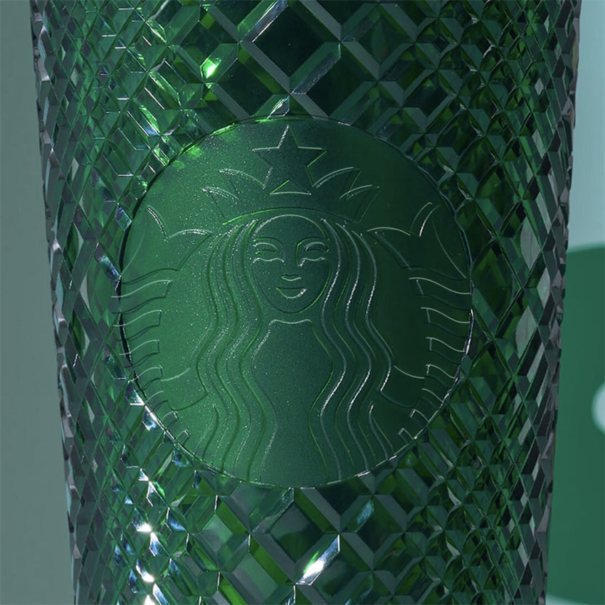 NEW 2022 Starbucks Light Emerald Green Jeweled Venti Tumbler