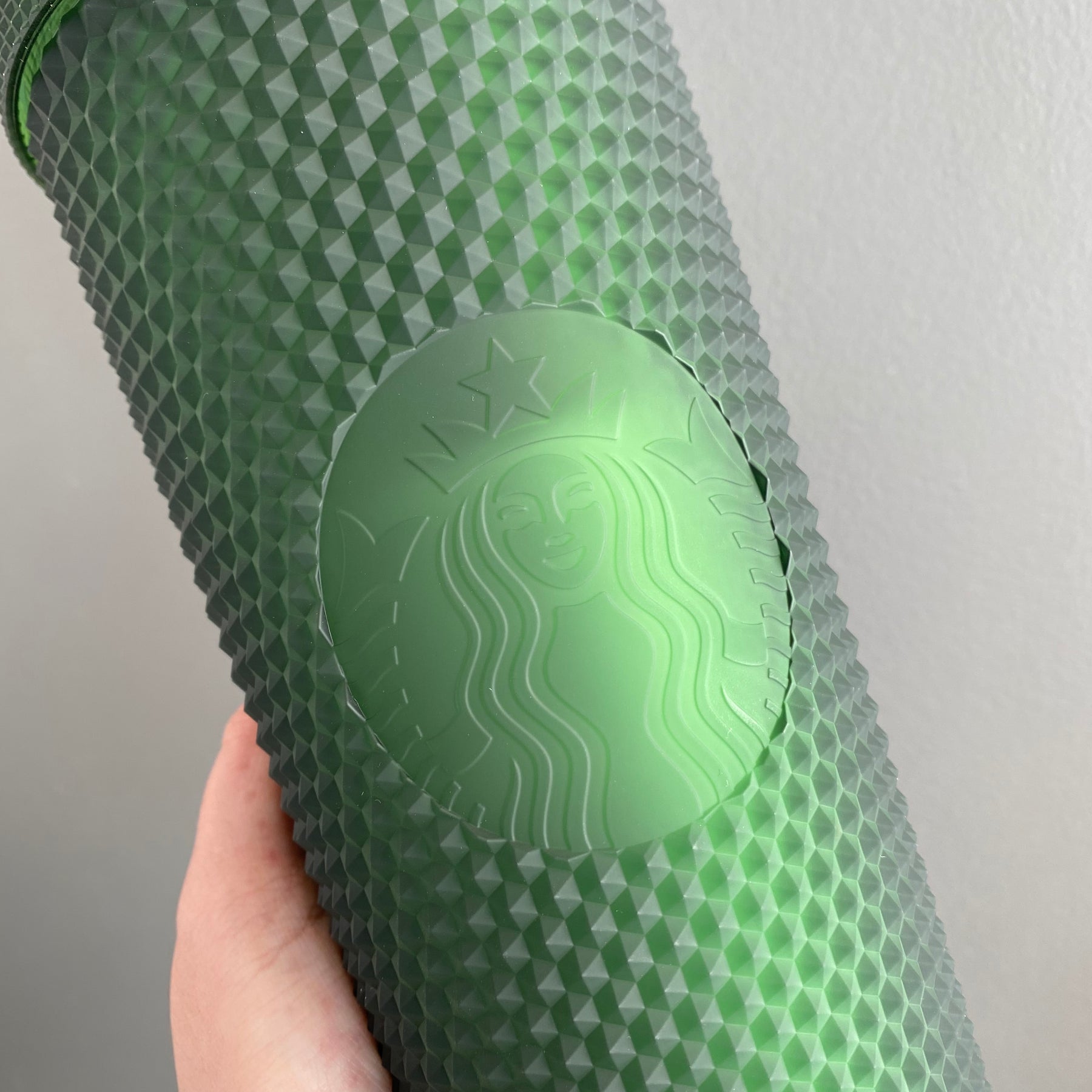 Starbucks 2022 Valentine Soft Touch Dark Green Matte Studded 24oz