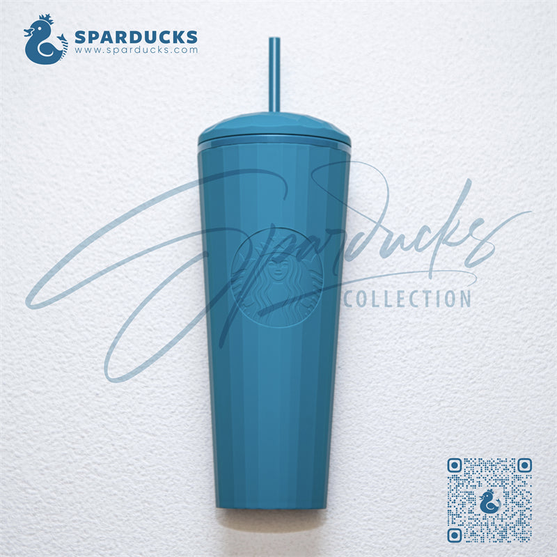 Silicone Foldable Water Bottle Blue Starbucks - Meccha Japan