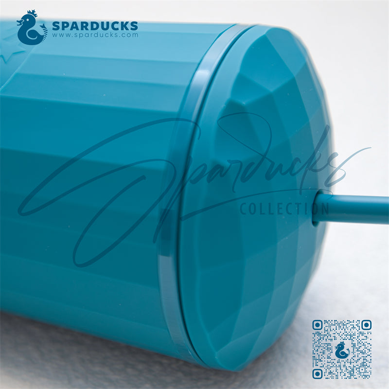 24oz China Matte Blue-green Dome Cup