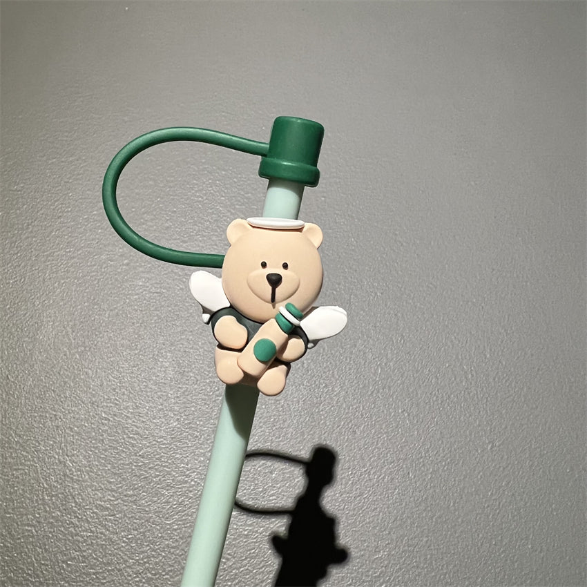 7mm Cute Straw Topper *Bearista Angle